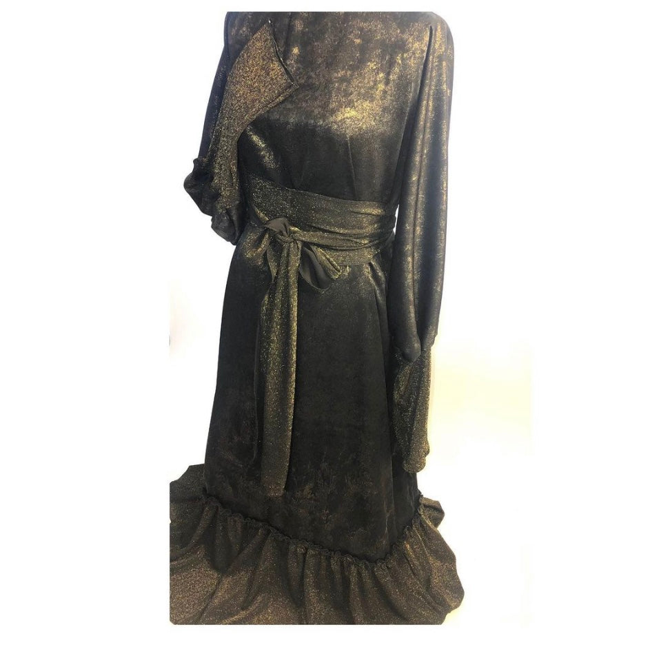 Not So Basic A-Line Maxi Dress with Matching Shayla (Hijab)